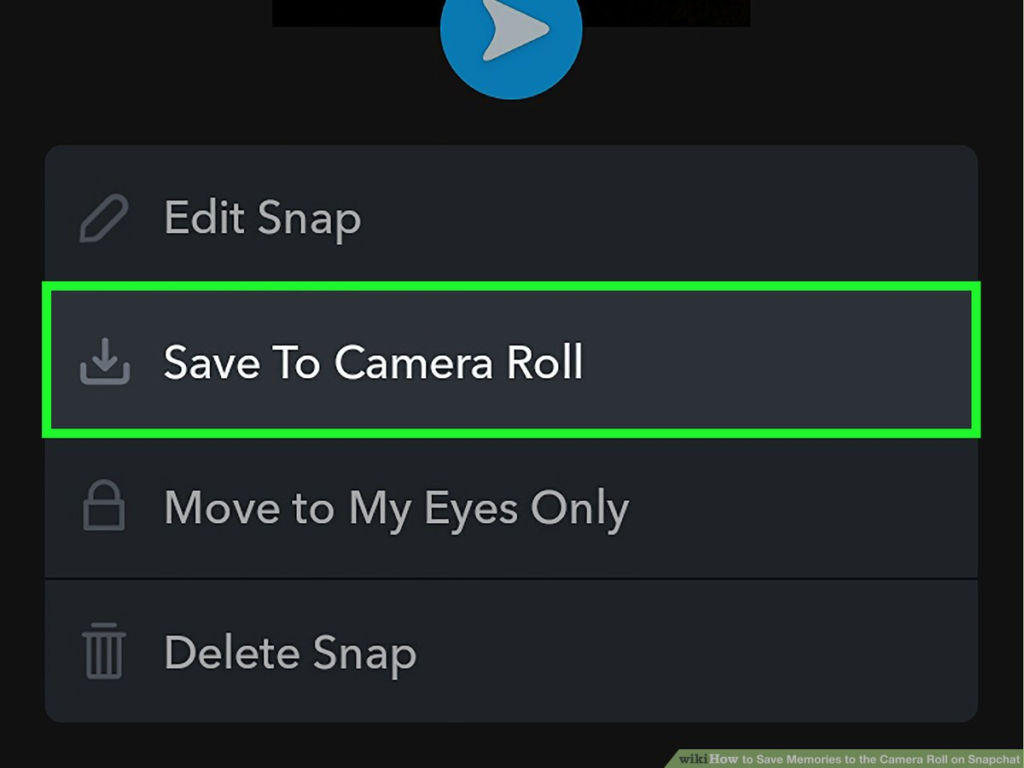 Cara menyimpan foto di Snapchat